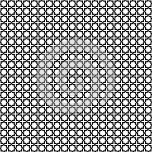 Seamless vintage geometric lattice trellis pattern