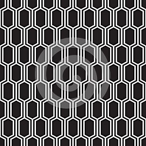 Seamless vintage honeycomb lattice trellis pattern