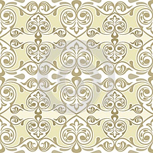 Seamless vintage wallpaper pattern.