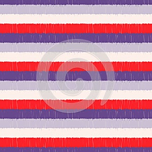 Seamless vivid color horizontal stripes pattern