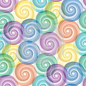 Seamless vivid swirl pattern