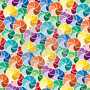 Seamless vivid swirl pattern