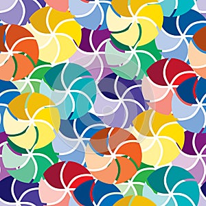 Seamless vivid swirl pattern