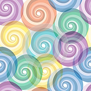 Seamless vivid swirl pattern