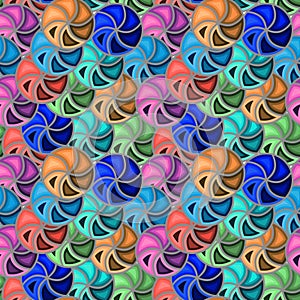 Seamless vivid swirl pattern