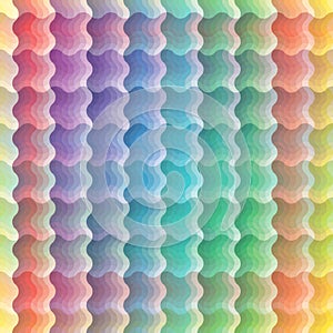 Seamless vivid wave pattern