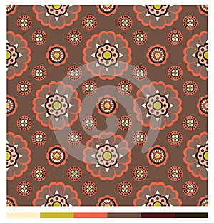 Seamless wallpaper patterns - floral series