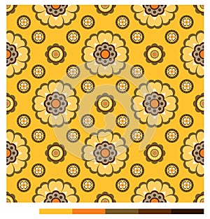 Seamless wallpaper patterns - floral series