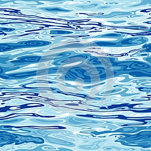 Seamless Water Surface Pattern