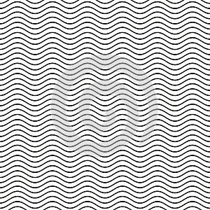 Seamless wavy line pattern