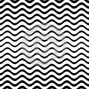 Seamless wavy line pattern