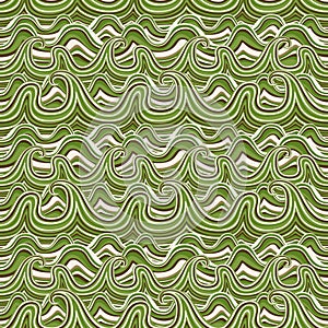 Seamless wavy pattern. Vector illustration wave, river ocean, wallpaper, ornament,