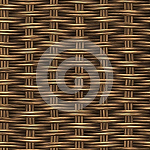 Seamless weaving wickerwork pattern