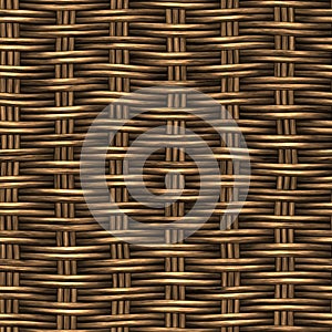 Seamless weaving wickerwork pattern