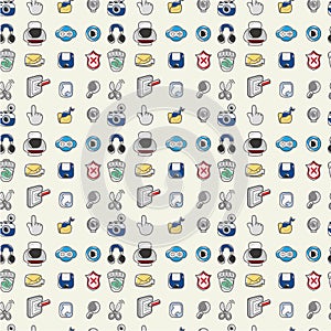 Seamless web pattern