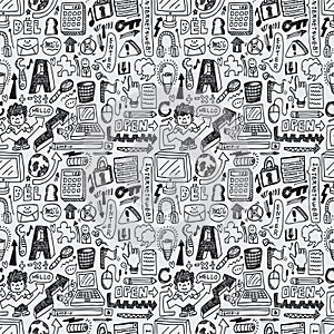 Seamless web pattern