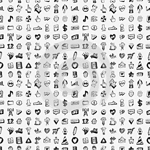 Seamless web pattern