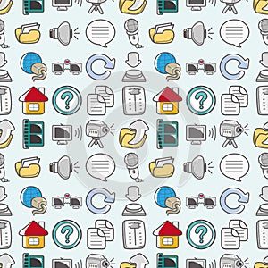 Seamless web pattern