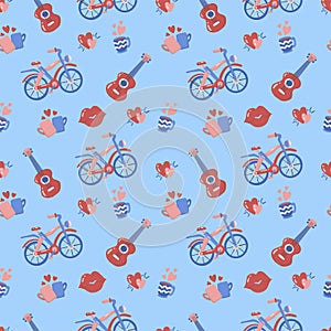 Seamless wedding Pattern Vector for banner