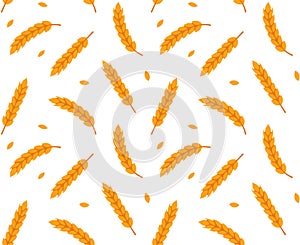 Seamless wheat pattern