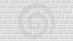 Seamless white brick wall