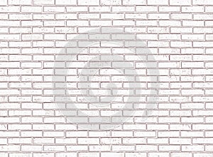 Seamless white brick wall