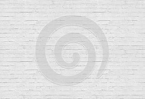 Seamless white brick wall pattern background