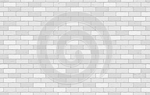 Seamless white brick wall texture or background with copy space for display of content design for advertisement product