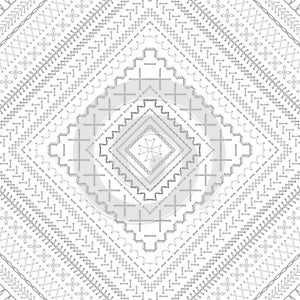 Seamless white embroidery pattern.
