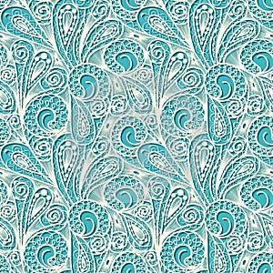 Seamless white lace pattern