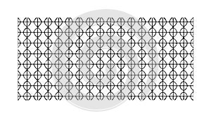 Seamless White Lattice Geometric Pattern, vector design Generative AI