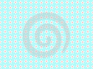 Seamless white stars with pink circles background - cdr format