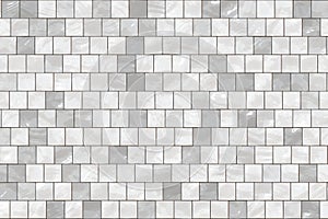 Seamless white tiles