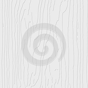 Seamless white wooden pattern. Wood grain texture. Dense lines. Abstract background. Vector