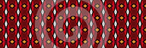 Seamless widescreen background made of multi-colored stained glass. Art design