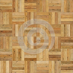 Seamless wood parquet texture chess sand color