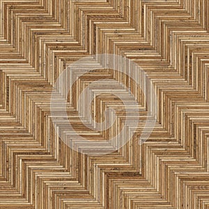 Seamless wood parquet texture herringbone light brown