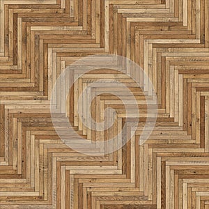 Seamless wood parquet texture herringbone light brown