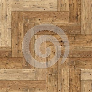 Seamless wood parquet texture herringbone light brown