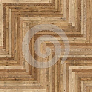Seamless wood parquet texture herringbone light brown