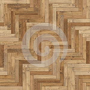 Seamless wood parquet texture herringbone light brown