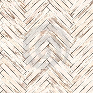 Seamless wood parquet texture herringbone white