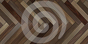 Seamless wood parquet texture horizontal herringbone various brown