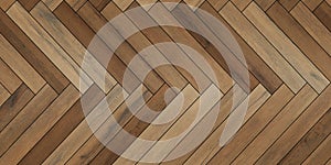 Seamless wood parquet texture horizontal herringbone various brown