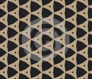 Seamless black and white 3D illusion pattern