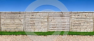 Seamless wooden fence