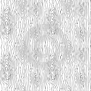 Seamless wooden pattern. Wood grain texture. Vector illustration