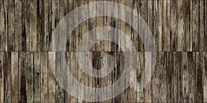 Seamless wooden planks texture. Wood wall background. Weathered parquet backdrop