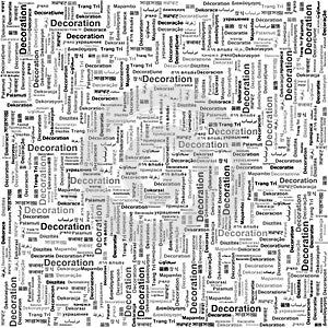 Seamless Word Cloud of 