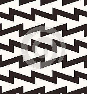 Seamless zig zag geometric pattern photo